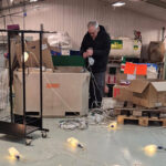 Hvanneyrarskálin í jólabúning, ljósin sett upp um helgina