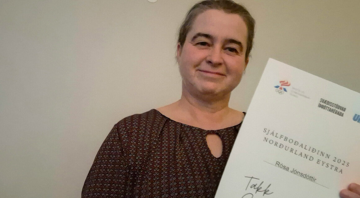 „Hún er golfklúbburinn“ – Rósa Jónsdóttir valin sjálfboðaliði ársins á Norðurlandi eystra