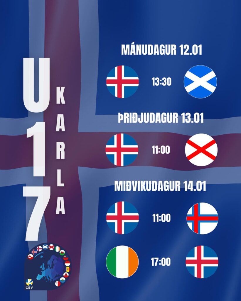 Fjallabyggð á sinn mann í Dublin - Eiríkur Hrafn í hóp Íslands