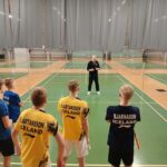 Ungmenni TBS æfðu um helgina undir stjórn nýs landsliðsþjálfara í badminton
