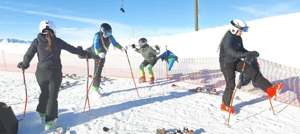 Fjör í Neukirchen hjá skíðafólki úr Fjallabyggð - Myndir