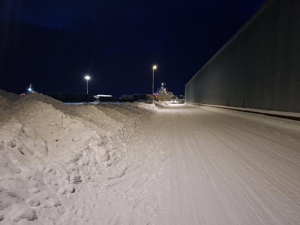 Vetrarstemning á Siglufirði í dag - Myndasafn