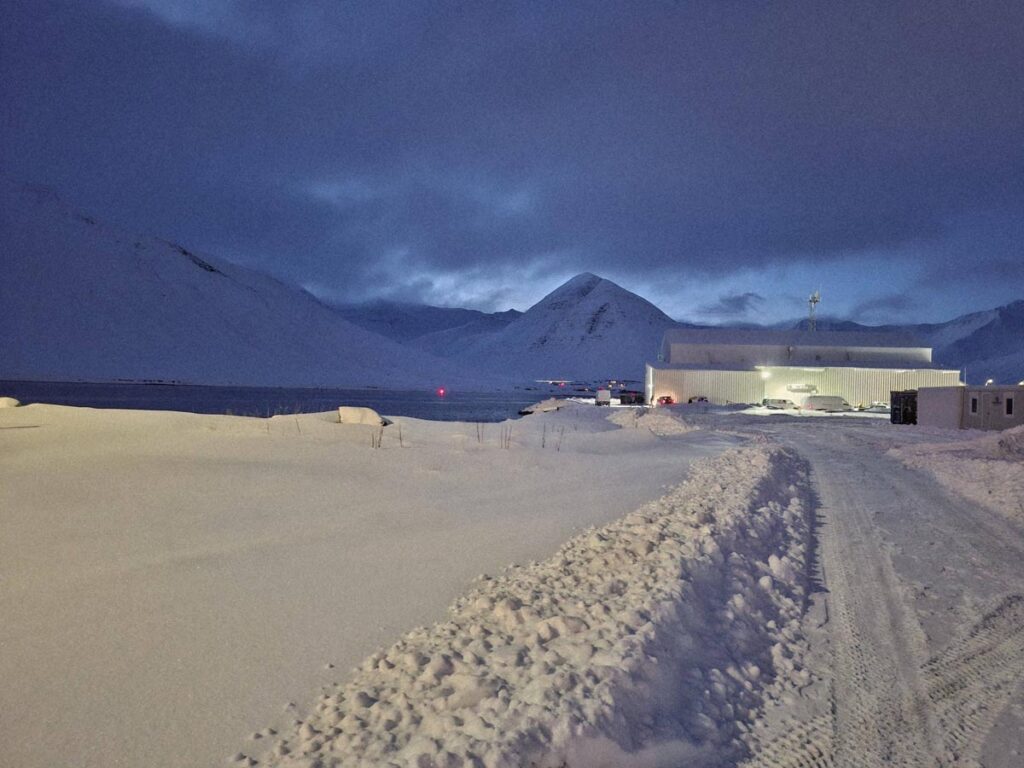 Vetrarstemning á Siglufirði í dag - Myndasafn