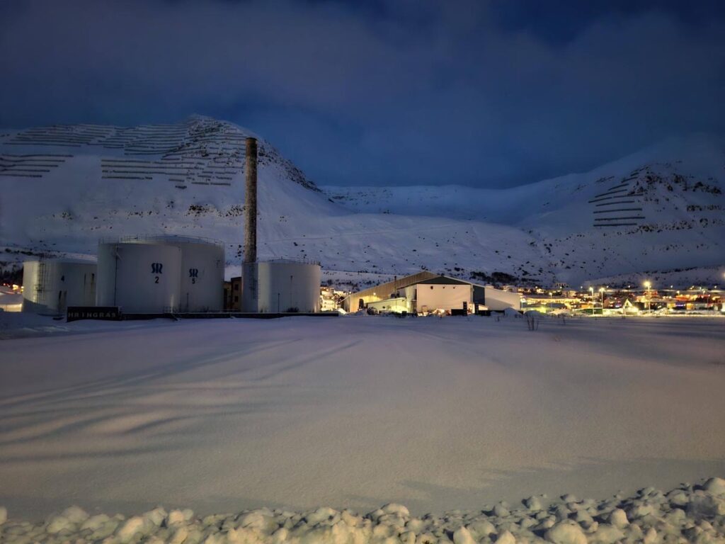 Vetrarstemning á Siglufirði í dag - Myndasafn