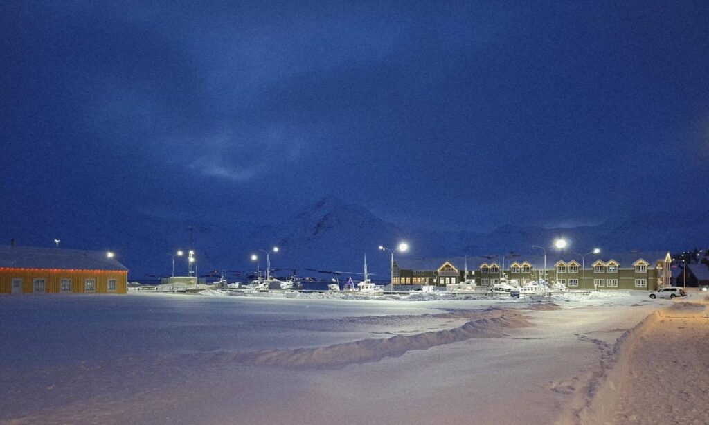 Vetrarstemning á Siglufirði í dag - Myndasafn