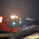 Troðari bilaður, en Skarðsdalur heldur opnu í dag