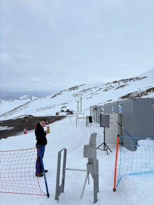 „Stemmingskallinn“ í Skarðsdal sem gerir skíðasvæðið sýnilegra