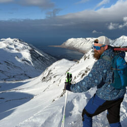 „Stemmingskallinn“ í Skarðsdal sem gerir skíðasvæðið sýnilegra