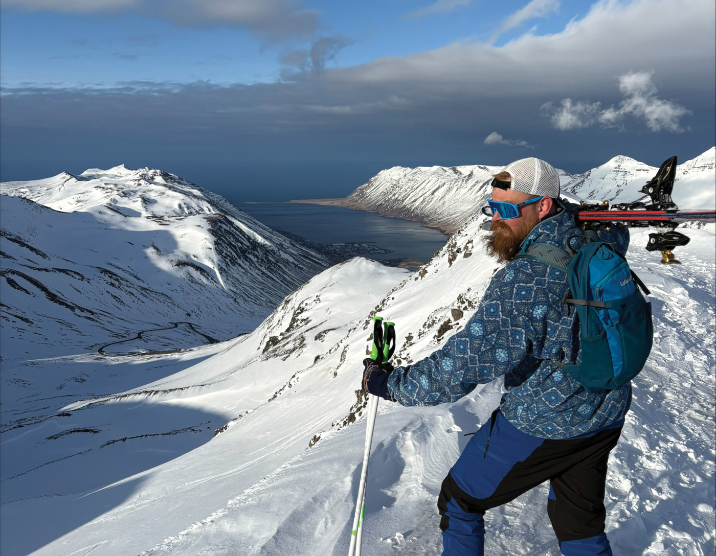 „Stemmingskallinn“ í Skarðsdal sem gerir skíðasvæðið sýnilegra