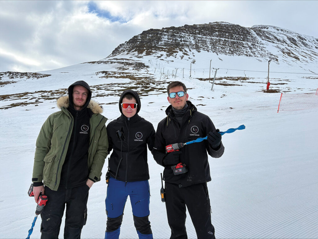 „Stemmingskallinn“ í Skarðsdal sem gerir skíðasvæðið sýnilegra