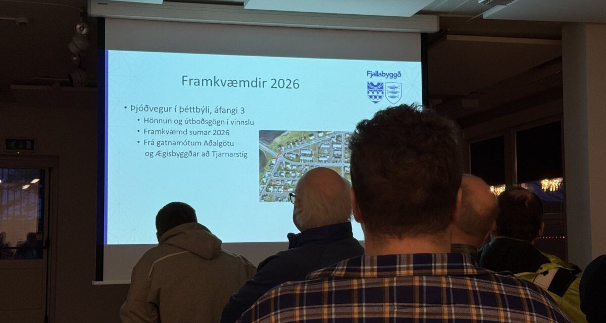 Góð mæting á kynningu um verk og viðhald í Fjallabyggð