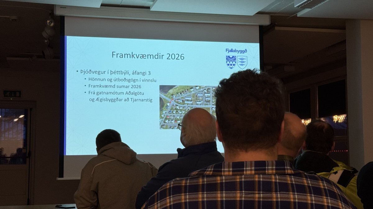 Góð mæting á kynningu um verk og viðhald í Fjallabyggð
