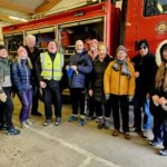 Gengið saman í góðum félagsskap