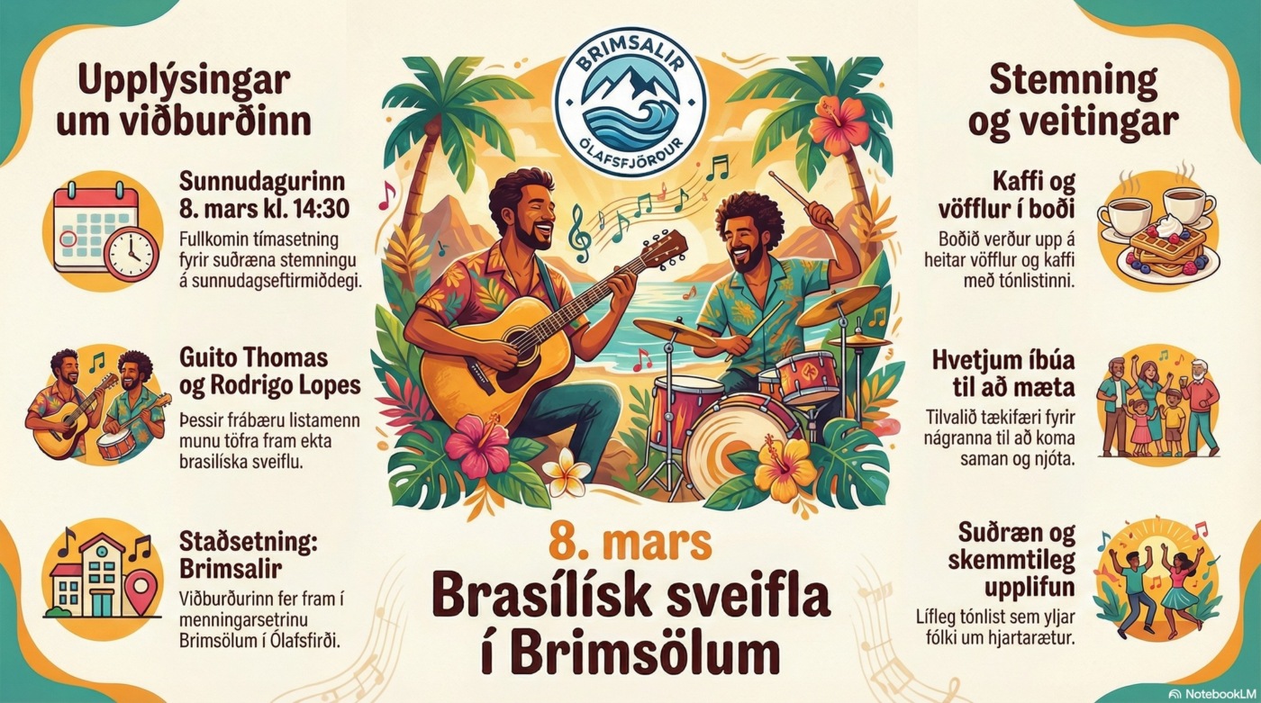 Brasilísk sveifla í Brimssölum