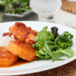 Kjúklingur og sætar kartöflur í æðislegri sósu