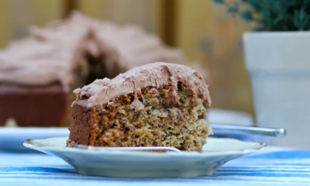 Bananakaka með Nutella kremi