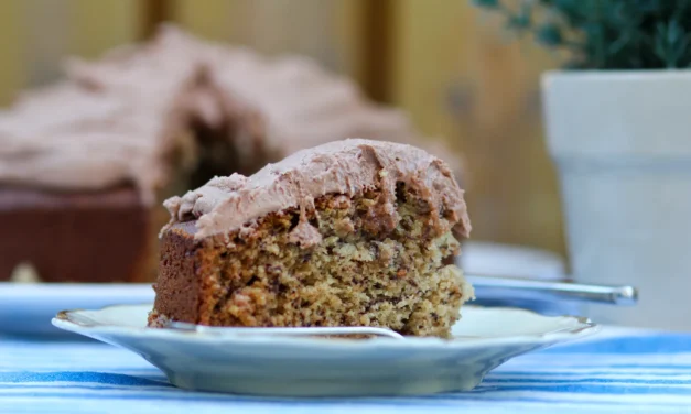 Bananakaka með Nutella kremi