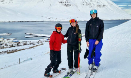 Myndir: Nemendaráð MTR fékk hugmyndina í gegn, skíðadagur haldinn á Ólafsfirði