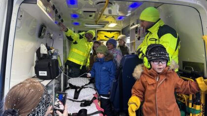 Myndir: Rýmingaræfing í Grunnaskólunum, vel heppnuð á Siglufirði og Ólafsfirði