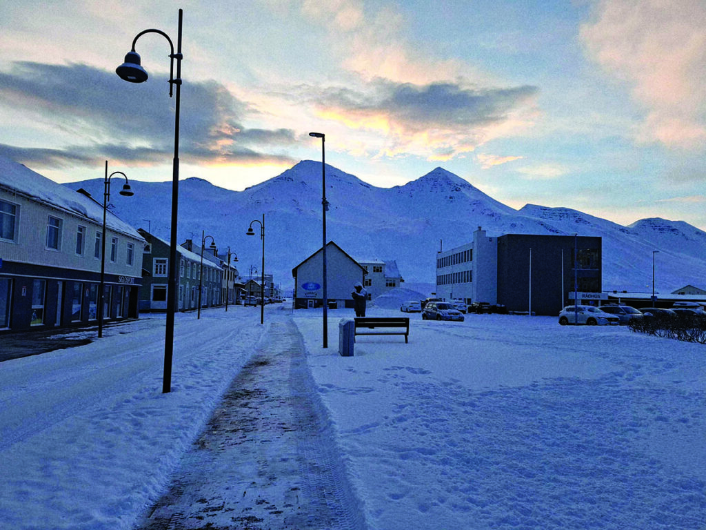 Myndir: Vetrarstemning í allri sinni fegurð á Sigló