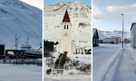 Myndir: Vetrarstemning í allri sinni fegurð á Sigló