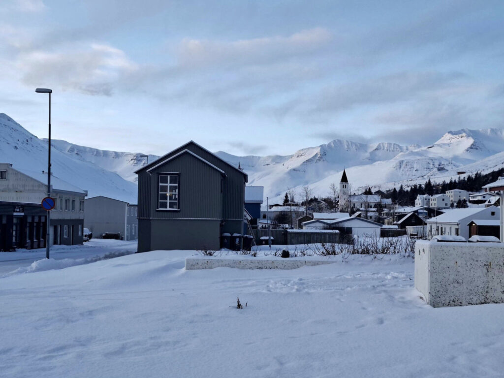 Myndir: Vetrarstemning í allri sinni fegurð á Sigló