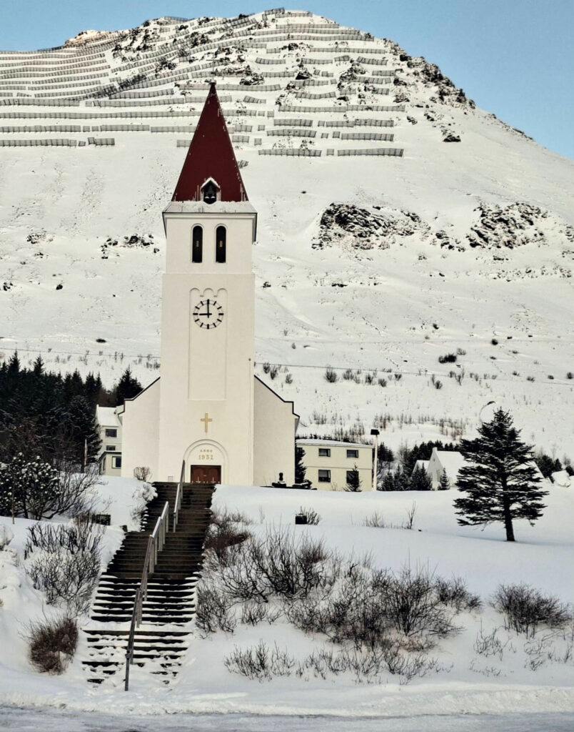 Myndir: Vetrarstemning í allri sinni fegurð á Sigló