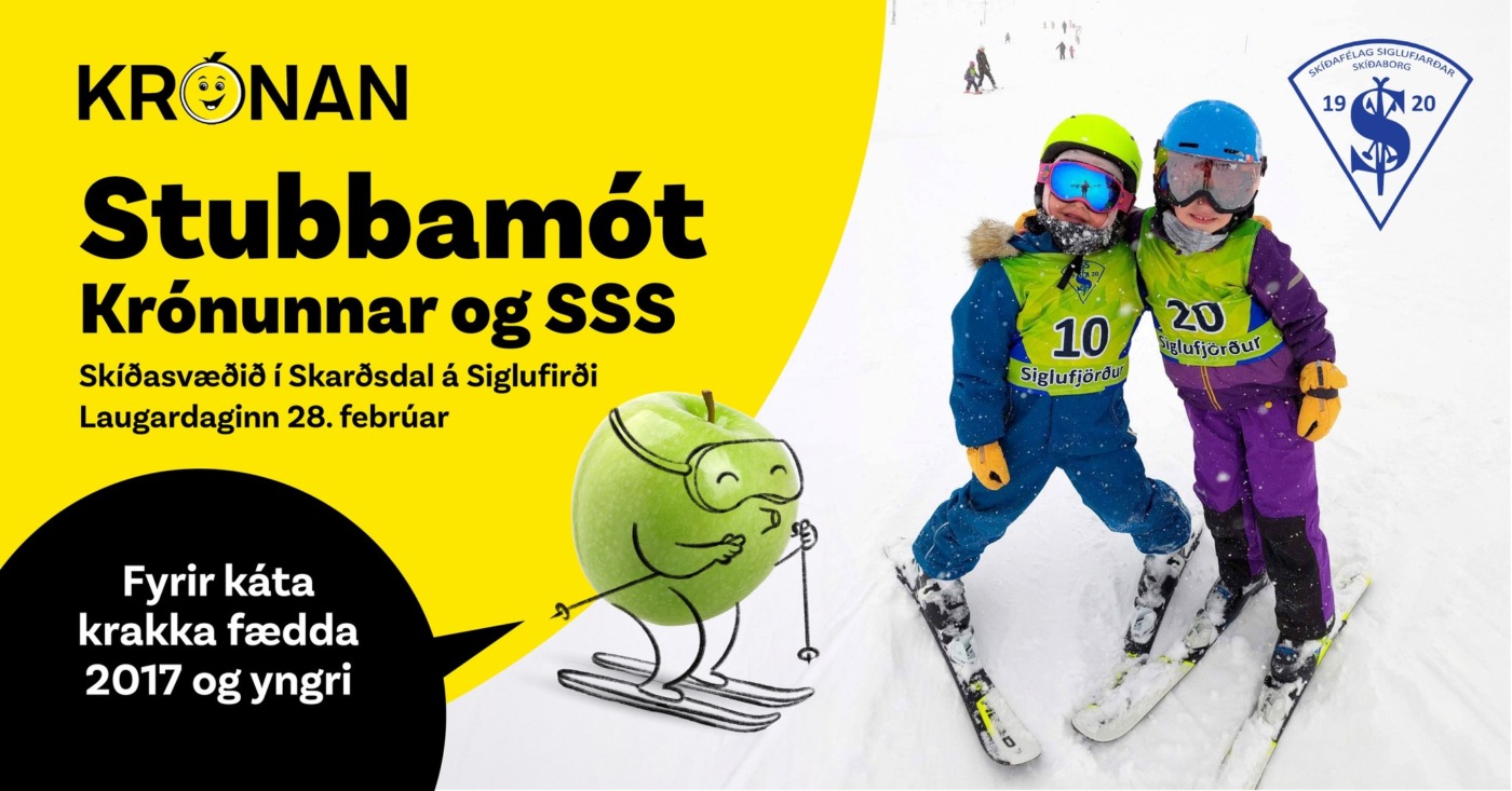 Stubbamót á Sigló 28. febrúar fyrir börn fædd 2017 og yngri