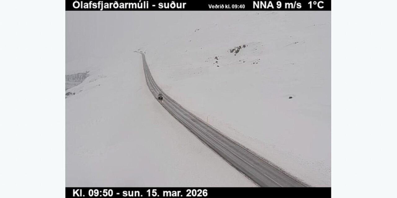 Óvissustig í gildi – Opið um Ólafsfjarðarmúla og Siglufjarðarveg