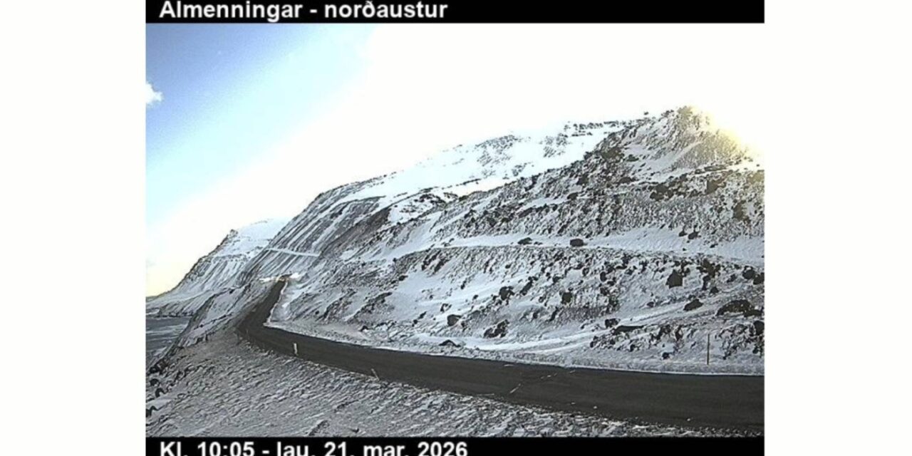 Óvissustig á Siglufjarðarvegi vegna snjóflóðahættu