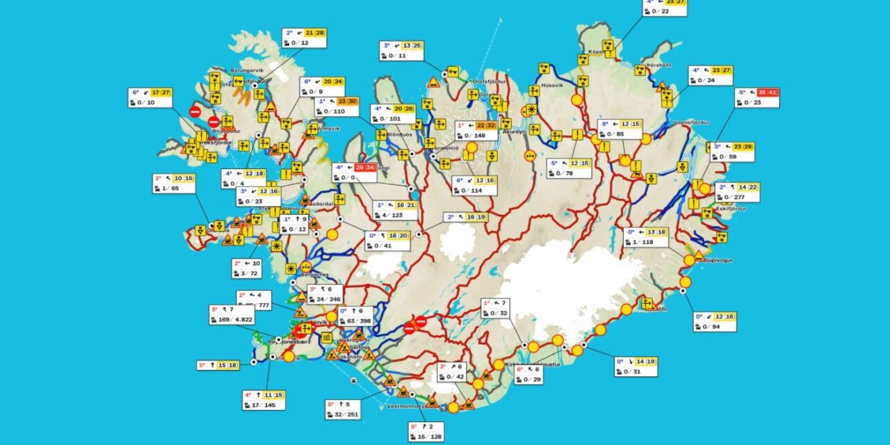 Áframhaldandi umhleypingar í veðri framundan