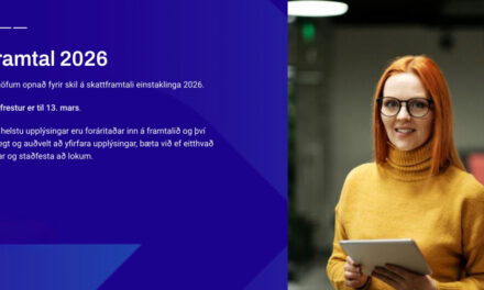 Framtalsfrestur til 13. mars