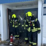 Myndir: Nýliðar æfa reykköfun í flugstöðvarbyggingunni á Siglufirði