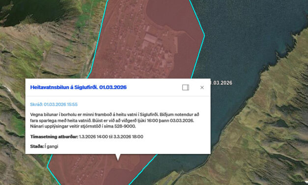 Rarik biður Siglfirðinga að fara sparlega með heita vatnið