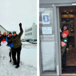 Gönguferð endaði með skemmtilegu sprelli á Torginu – Myndir