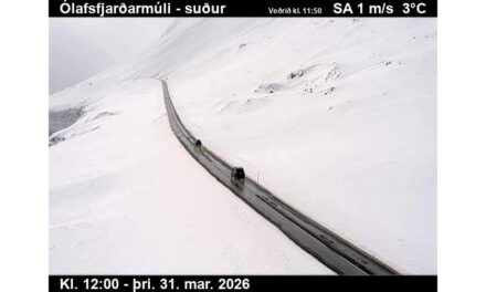 Vegagerðin varar við aðstæðum í Ólafsfjarðarmúla