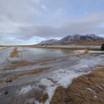Vatnshæð í Héraðsvötnum að nálgast þjóðveginn