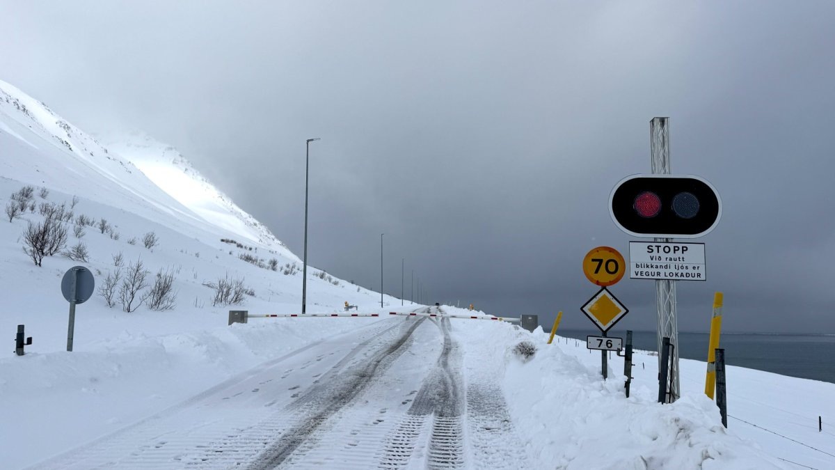 Siglufjarðarvegur lokaður í átt að Strákagöngum