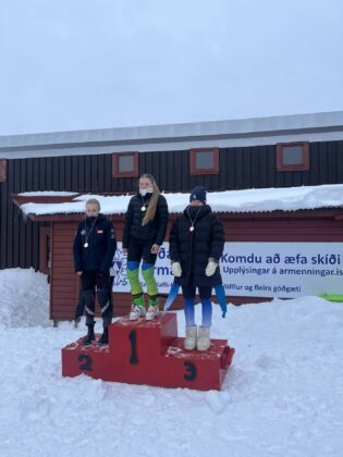 Mundína sigraði í Bláfjöllum