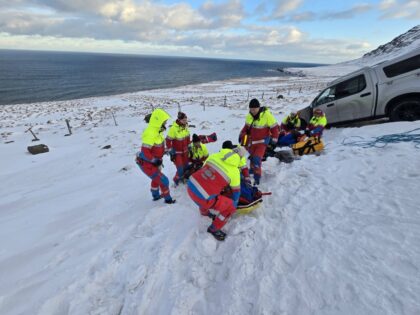 Myndir frá fjórum útkallsæfingum - Björgunarsveitin Strákar, Flugbjörgunarsveitin í Reykjavík, Björgunarsveitin á Dalvík. Björgunarsveitin Tindur, Flugbjörgunarsveitin Reykjavík