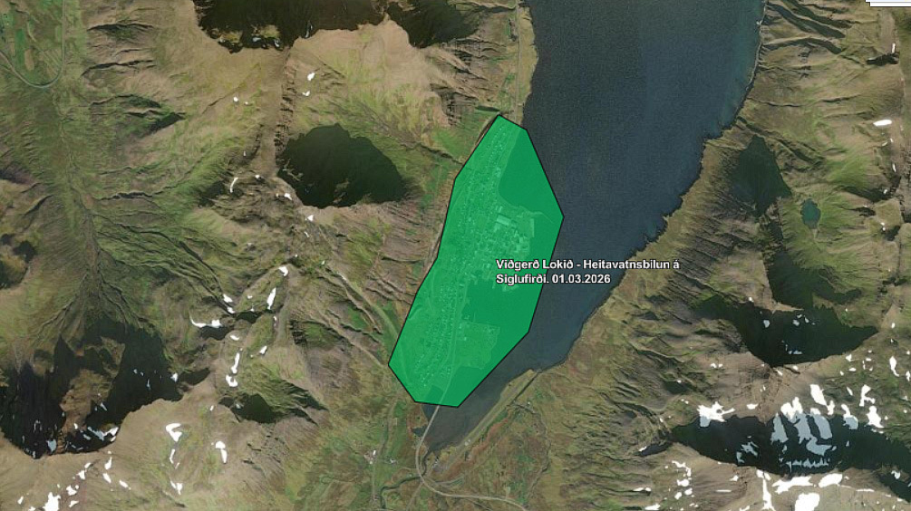 Heita vatnið í eðlilegt horf á Siglufirði eftir bilun í borholu
