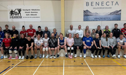 Eduard og Tinna sigruðu í páskaparamóti Blakfélags Fjallabyggðar