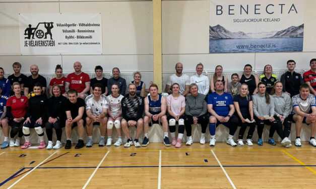 Eduard og Tinna sigruðu í páskaparamóti Blakfélags Fjallabyggðar